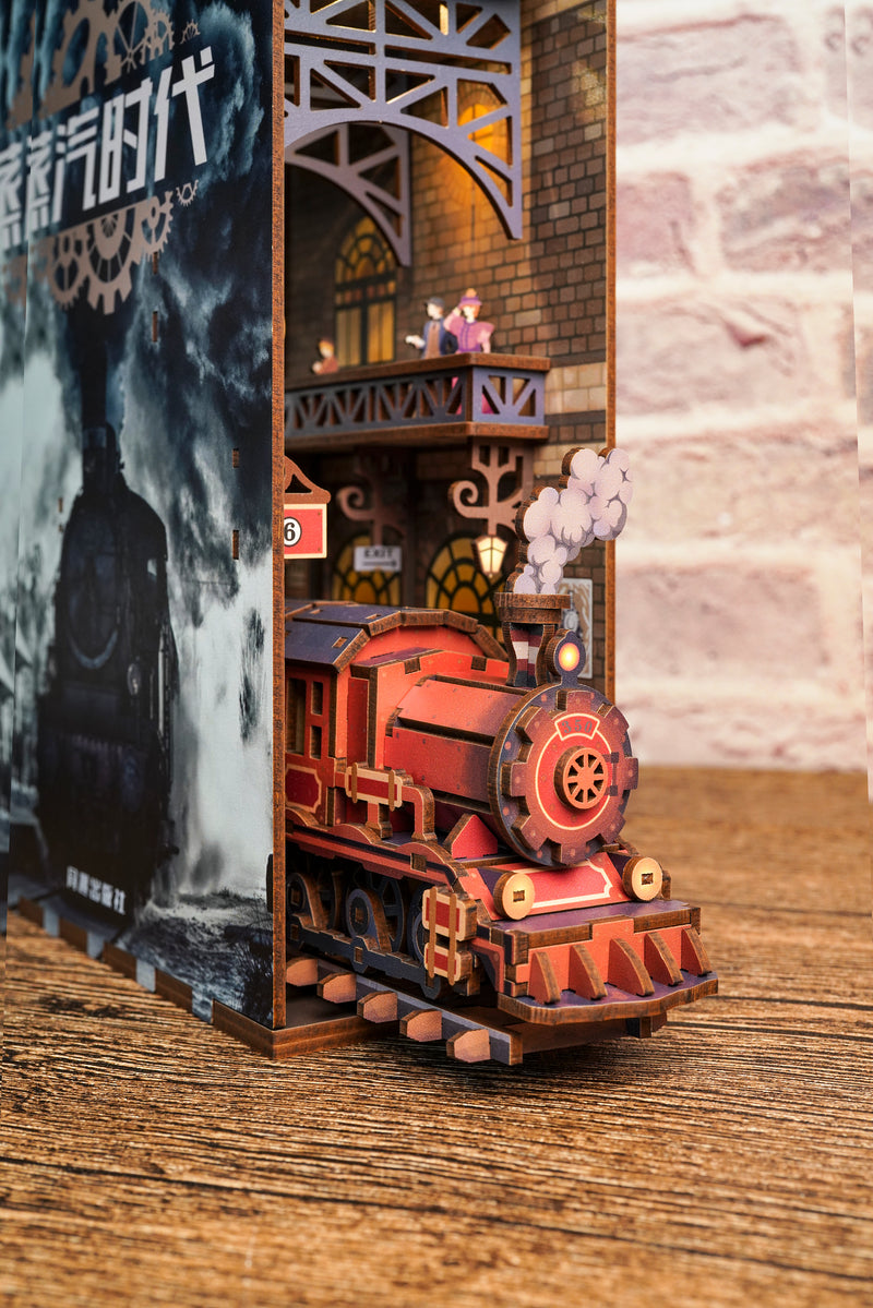 Tonecheer Book Nook The Steam Age TQ125