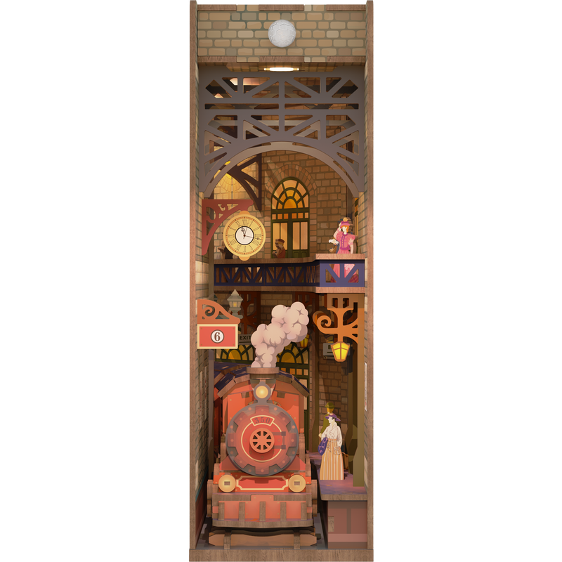 Tonecheer Book Nook The Steam Age TQ125